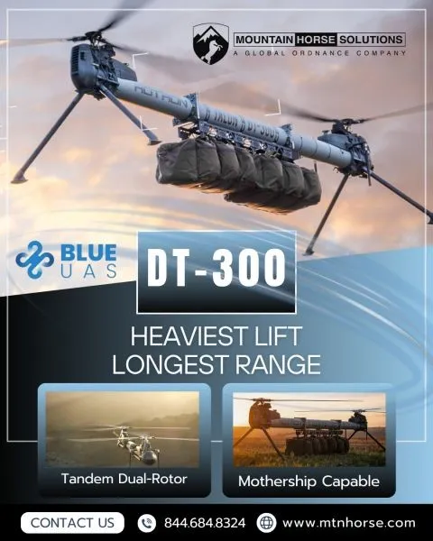 Mountain Horse Solutions 推出 Talon DT-300 重載長航程無人機