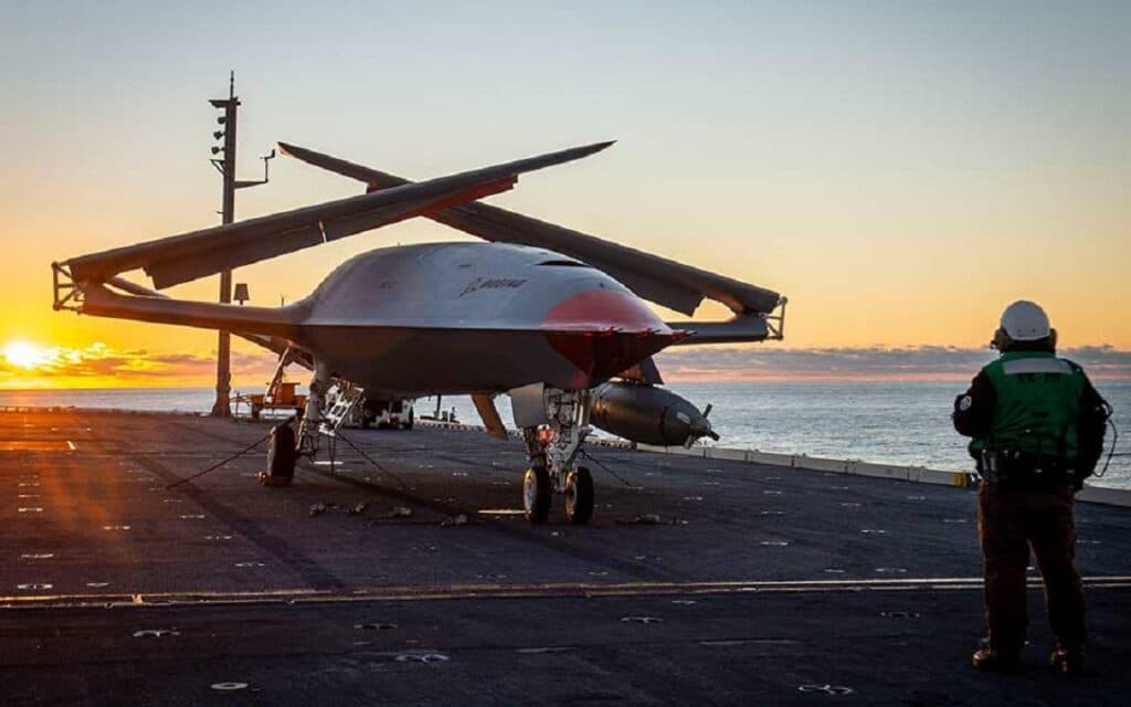 美國海軍首款航艦無人加油機 MQ-25A「魟魚」正式獲准量產 1