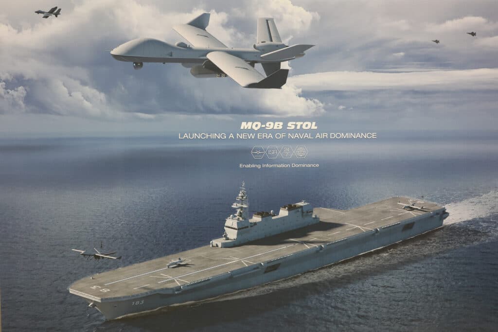 日本考慮為MQ-9B海上衛士無人機加裝空中預警雷達莢艙 1