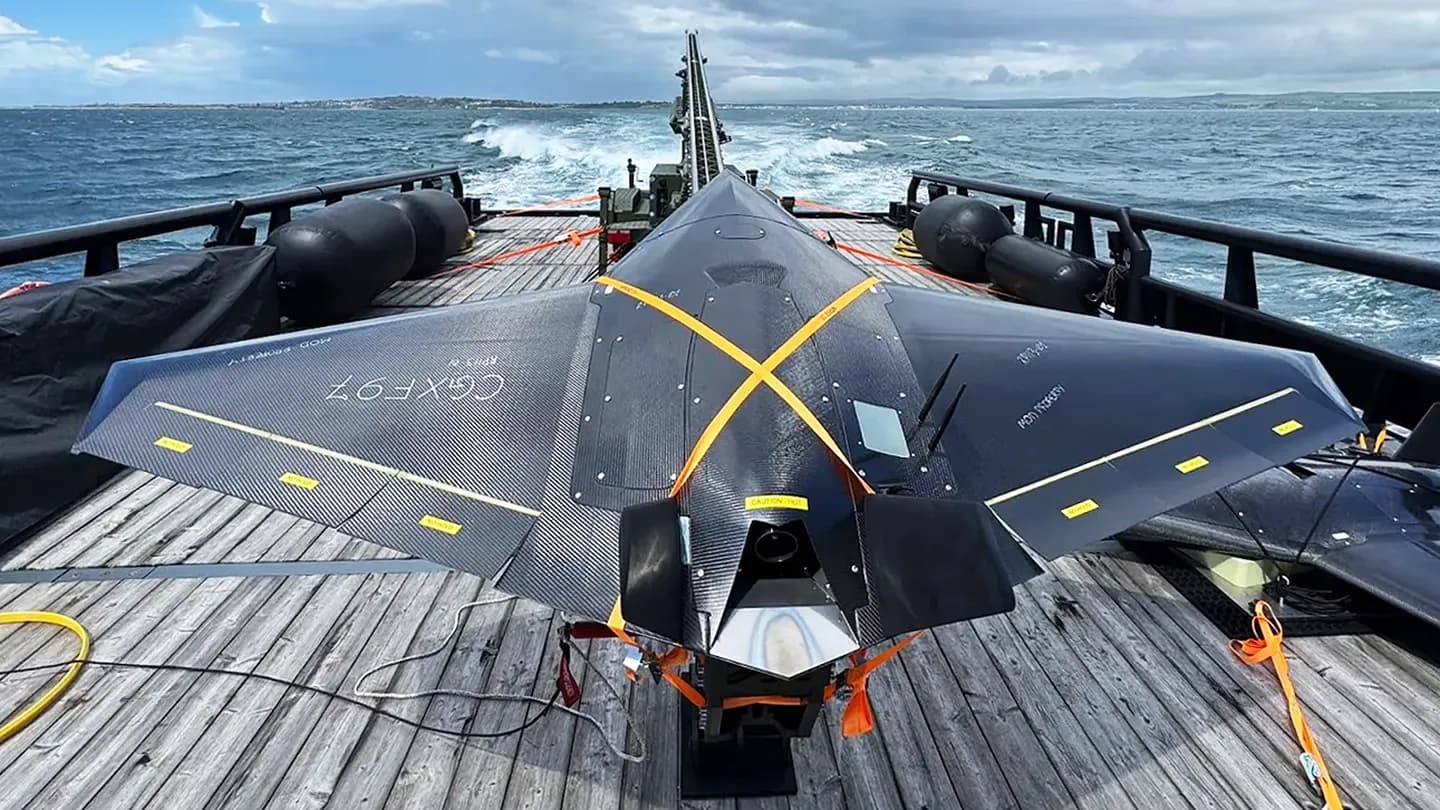 Royal Navy Conducts First Sea Launch of Combat-Proven Nyan Loitering Munition, Pointing to a 'Hybrid' Fleet Future