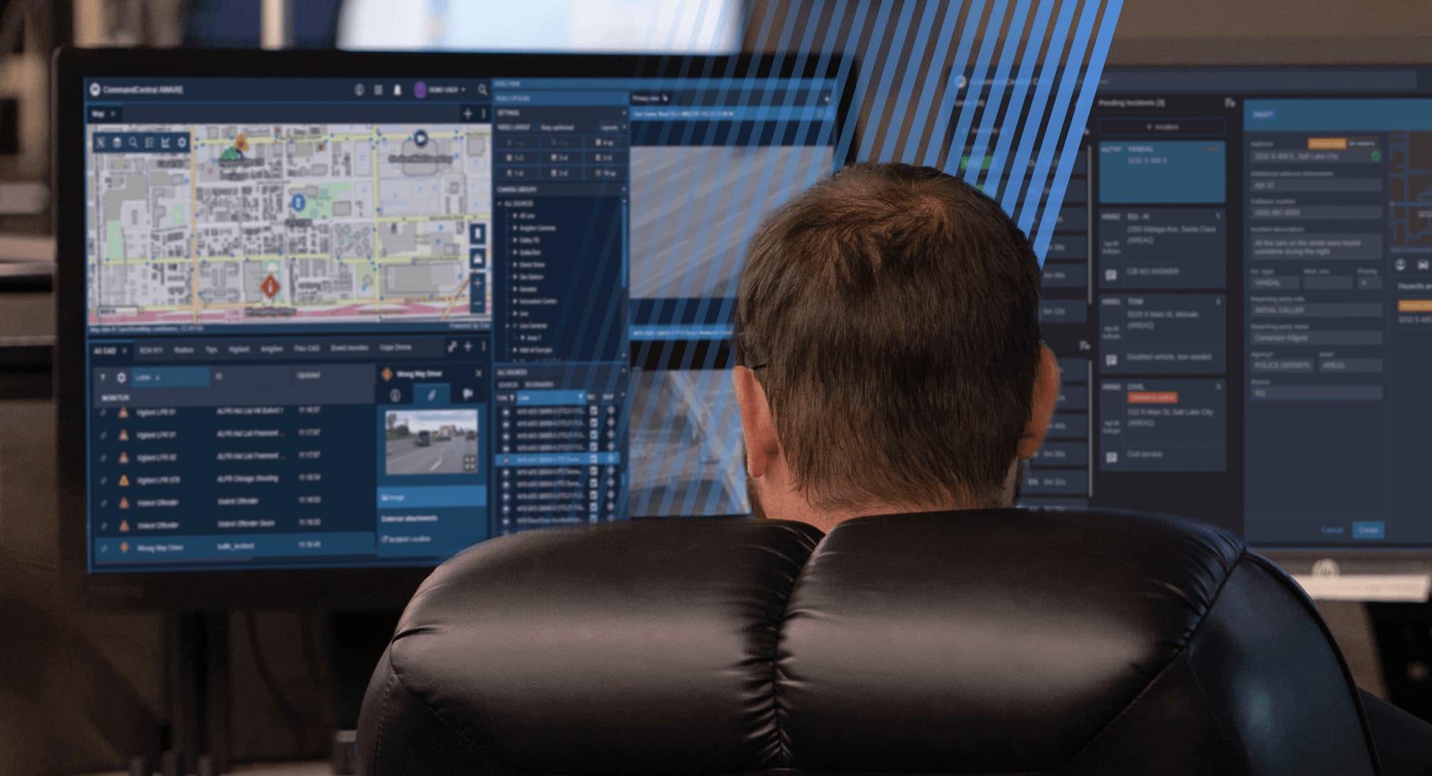 一個螢幕掌握全局:無人機、攝影機與數據如何整合改變警察執法應變 1