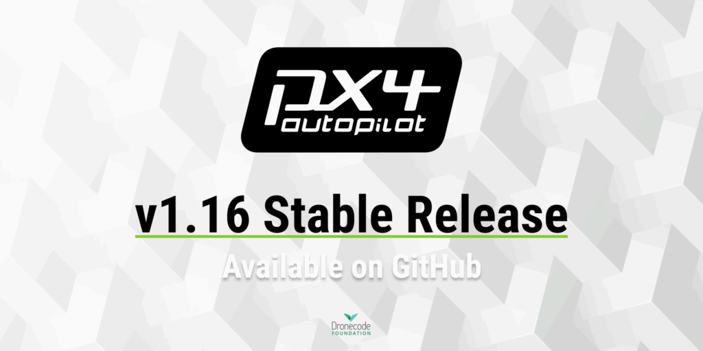 PX4 開源飛控系統 v1.16 正式發布:雙向 DShot、地面車輛架構全面翻新、日誌加密等重大升級一次看 1