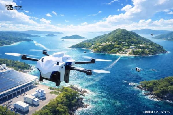 日本首座氫燃料無人機港口在廣島啟用!Robodex 與東急不動產攜手打造瀨戶內海空中物流航線 1