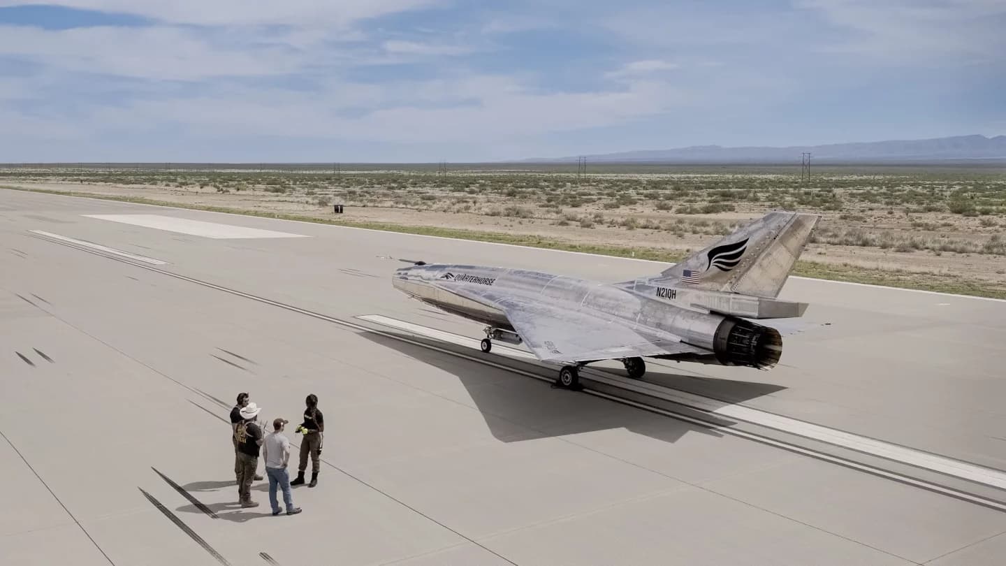 SR-71 黑鳥後繼者?Hermeus Quarterhorse Mk 2.1 無人機原型成功突破音障 1