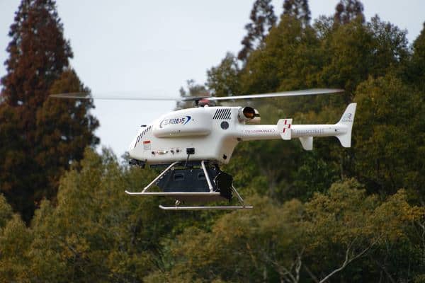 SwissDrones SDO 50 無人直升機在日本展示災害應變與物流運輸潛力 1