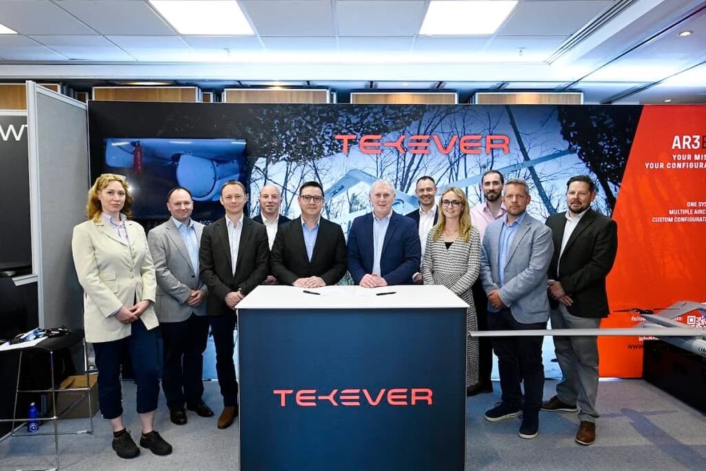TEKEVER 與 Inzpire 簽署合作備忘錄 加速無人機系統作戰準備流程 1