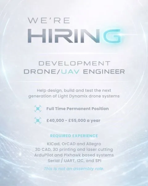 無人機/UAV 開發工程師職缺招募中 1