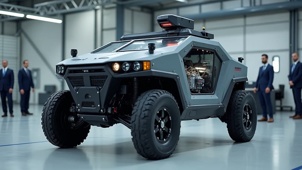 U.S. Startup Harbinger Unveils Unmanned Hybrid-Electric Military Ground Vehicle Platform