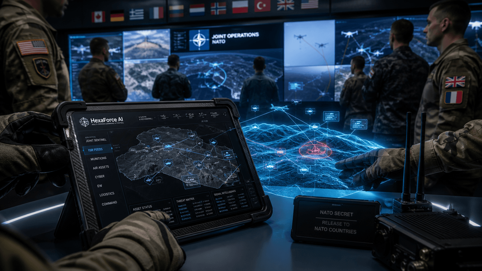 Thales推出HexaForce AI指揮平台,支援NATO與盟國多領域作戰