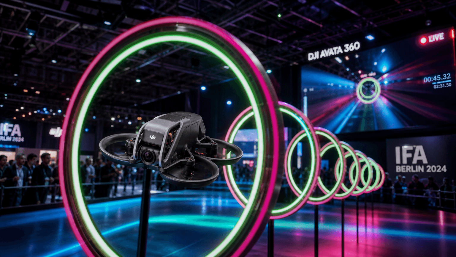 DJI Avata 360 關閉避障大秀閘門穿越,IFA 2026 驚豔全場 1