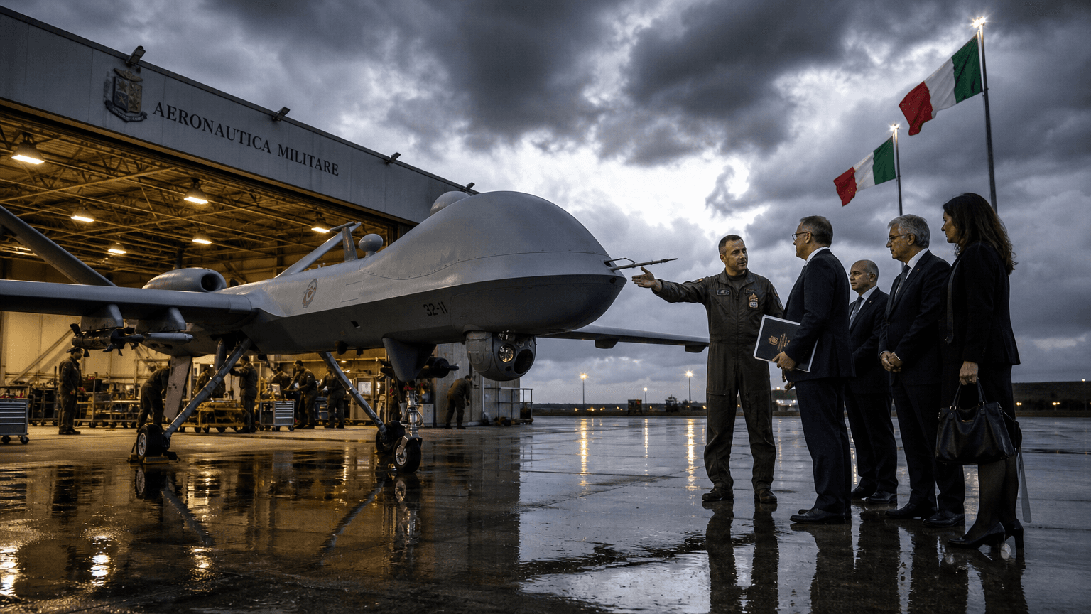 義大利空軍增購2架MQ-9A Block 5死神無人機 強化北約情監偵戰力