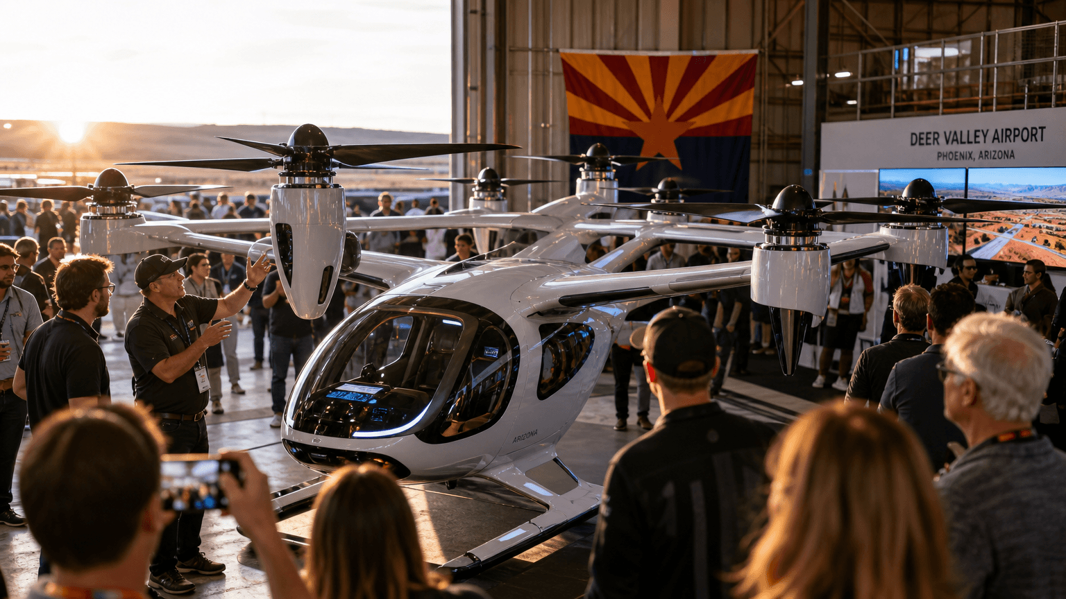 Joby Aviation 於亞利桑那州 Deer Valley 機場舉辦 J208 參訪,展現自主飛行佈局