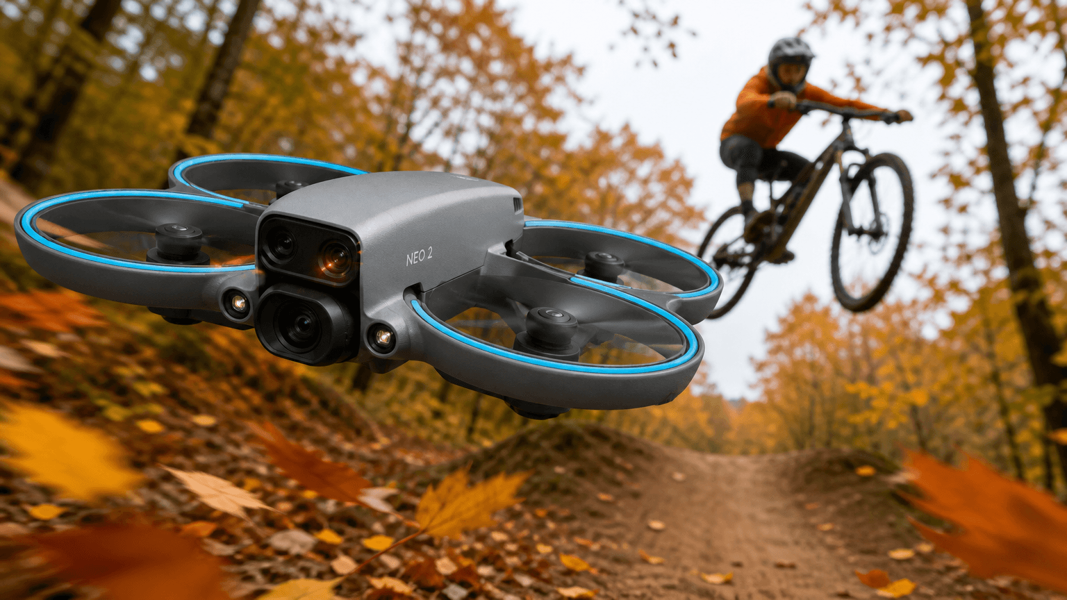 DJI Neo 2 解鎖動態跟拍瓶頸:全向避障與 8 向跟隨技術登場