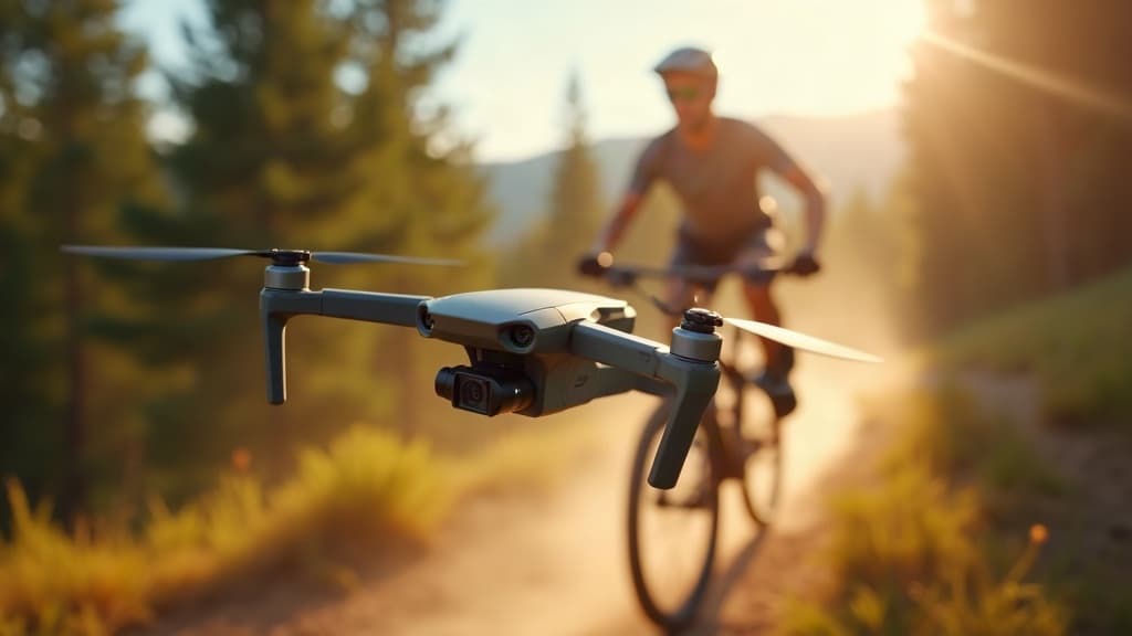 DJI Neo 2 跟隨模式讓騎乘者專注前行,拍攝交給無人機