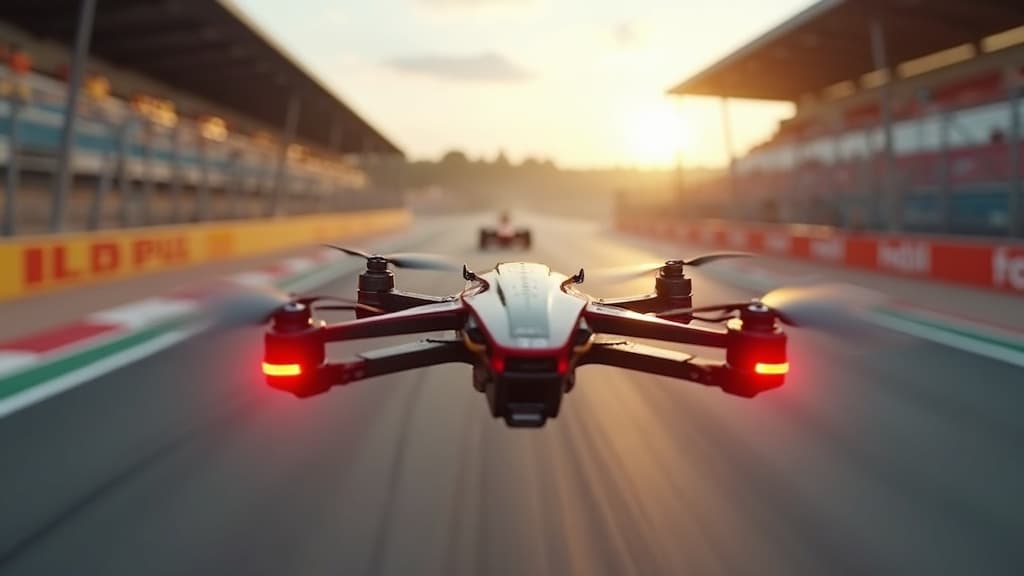 FPV Drone Perfectly Captures F1 Speed: Hamilton vs. Verstappen at the Austrian Grand Prix