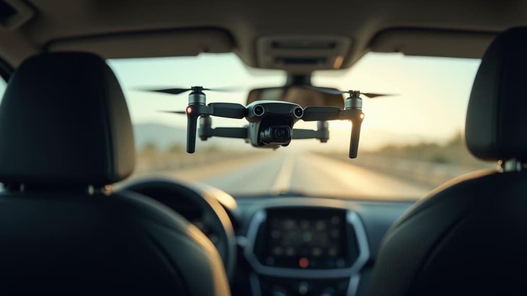 無人機在車內起飛的物理學:慣性如何讓無人機與行駛車輛保持同步