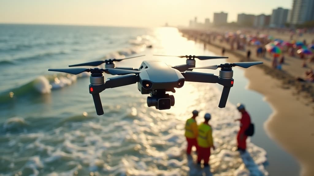 DJI 無人機協助紐約消防局成功救援 Rockaway 海灘兩名溺水泳客