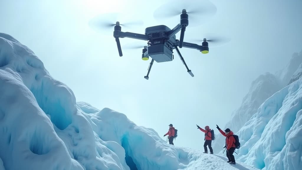 DJI Takes on Everest: 3D Mapping the Khumbu Icefall, High-Altitude Resupply, and Waste Removal Missions