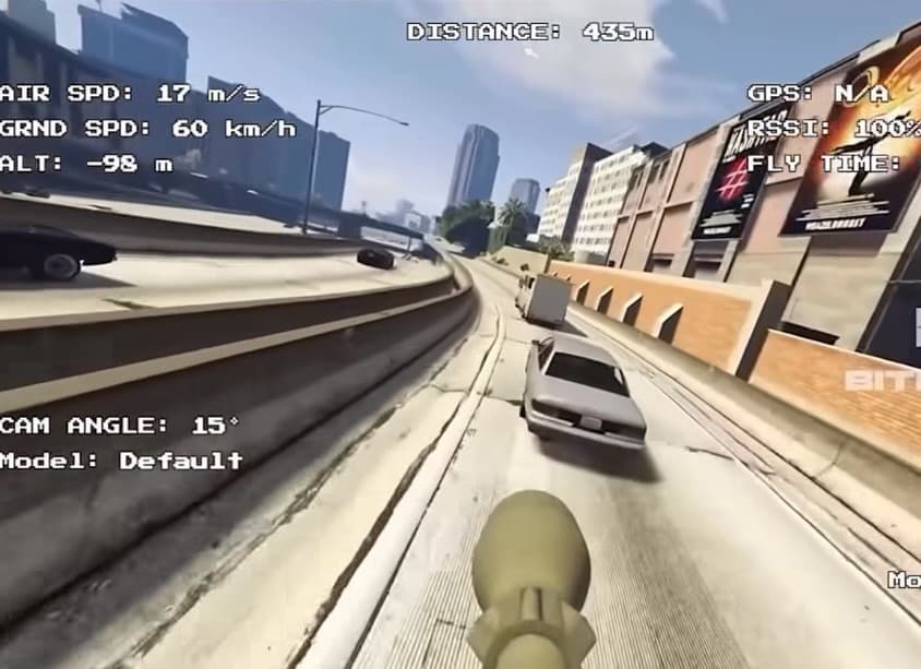 烏克蘭訓練中心改裝《GTA 5》模擬 FPV 無人機飛行訓練 1