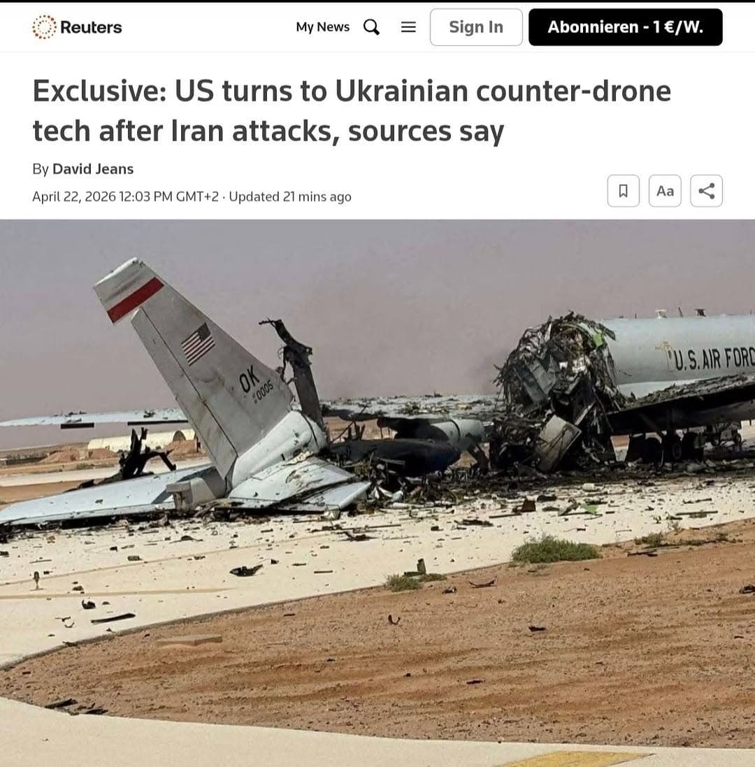 美軍據報已在沙烏地阿拉伯基地部署烏克蘭研發的反無人機技術 1