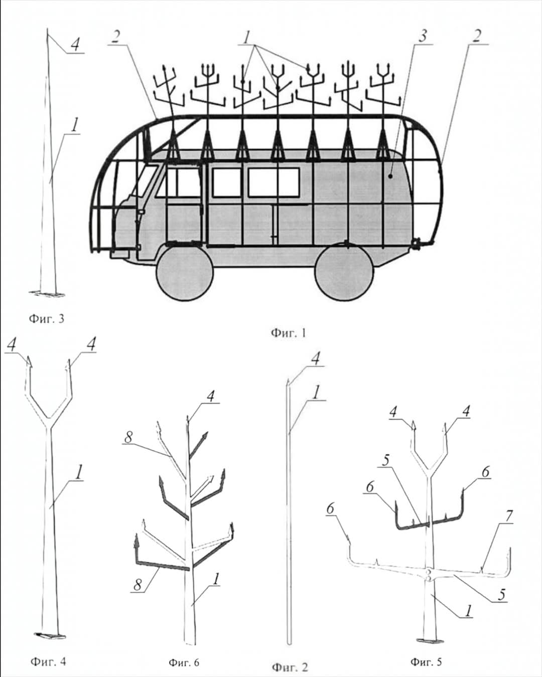 俄羅斯公司改裝UAZ廂型車:加裝尖刺架構打造反無人機防護系統 1