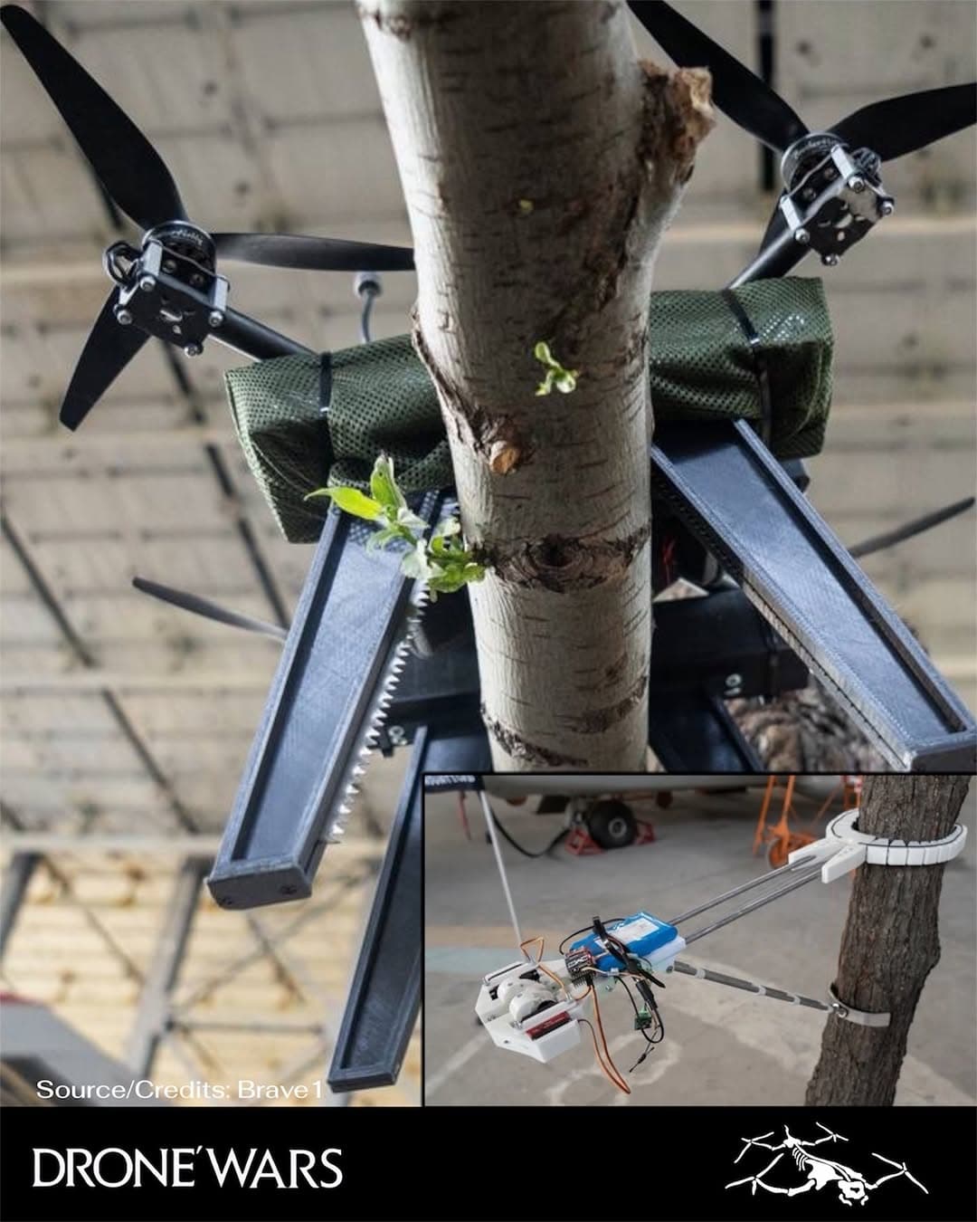 烏克蘭Brave1測試FPV無人機「伏擊模式」:可攀附樹木電桿靜待目標 1