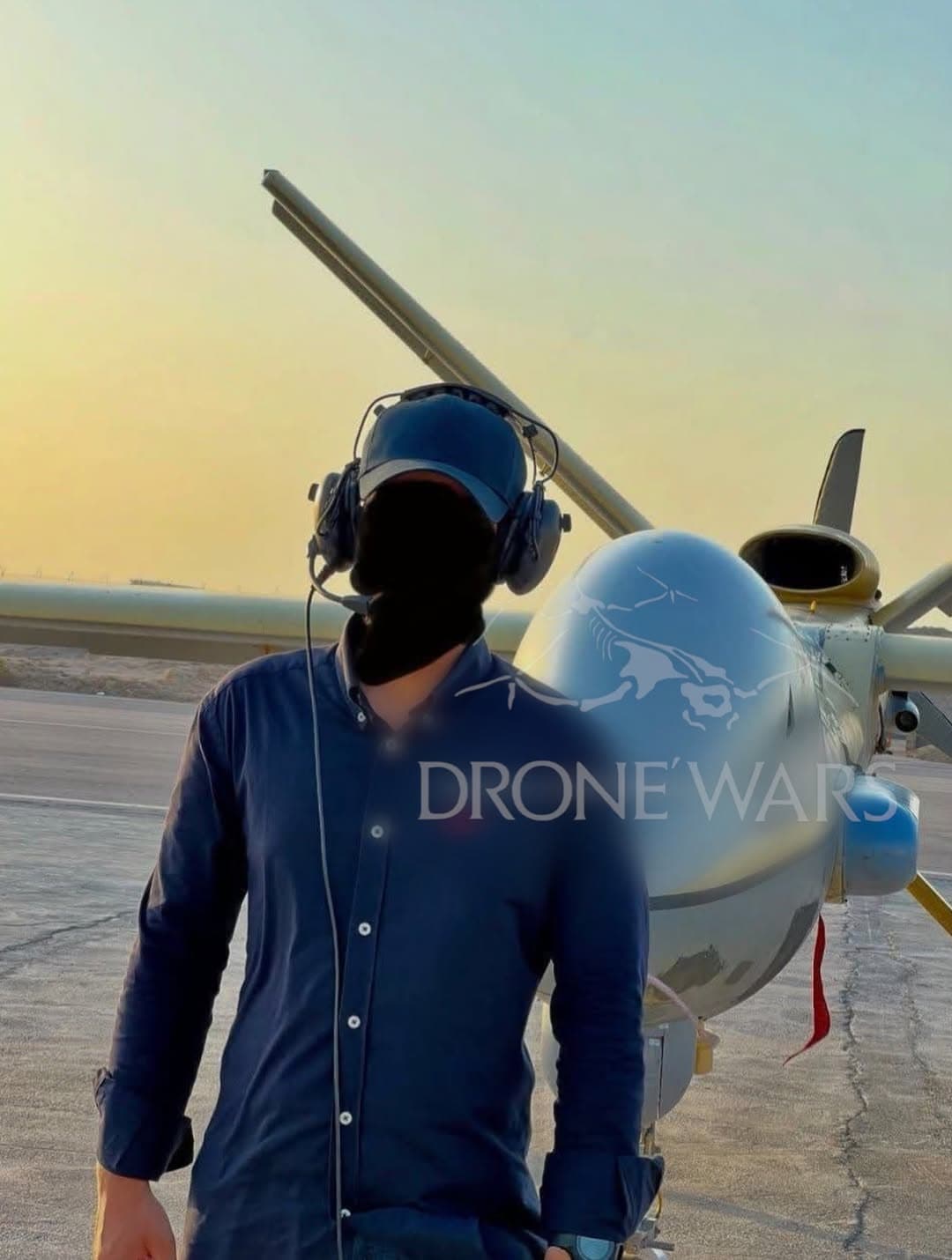 伊朗革命衛隊Shahed-129無人機疑似加裝側掛式電子偵察設備 最新照片曝光 1