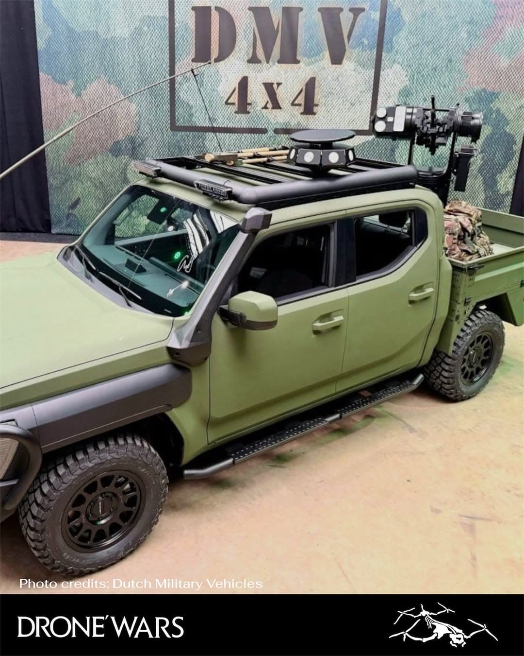 荷蘭軍用車輛公司推出「DMV Tasman」反無人機系統,結合AI追蹤與遙控武器站 1