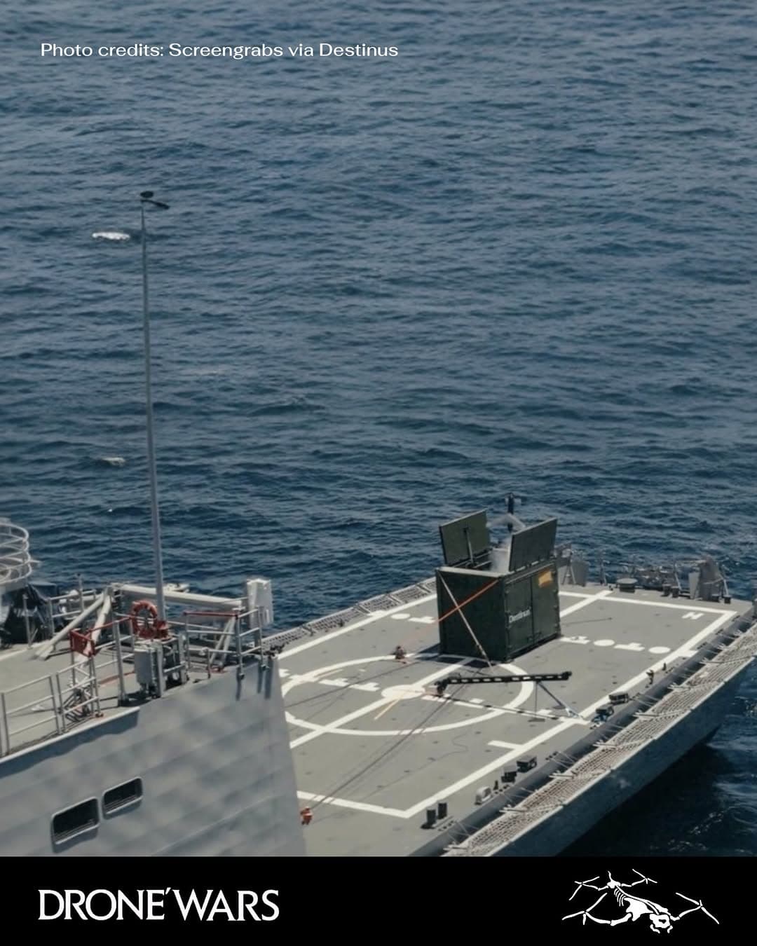 Spanish Navy Completes Hornet Block 1 Interceptor Drone Test Aboard Frigate SPS Santa María