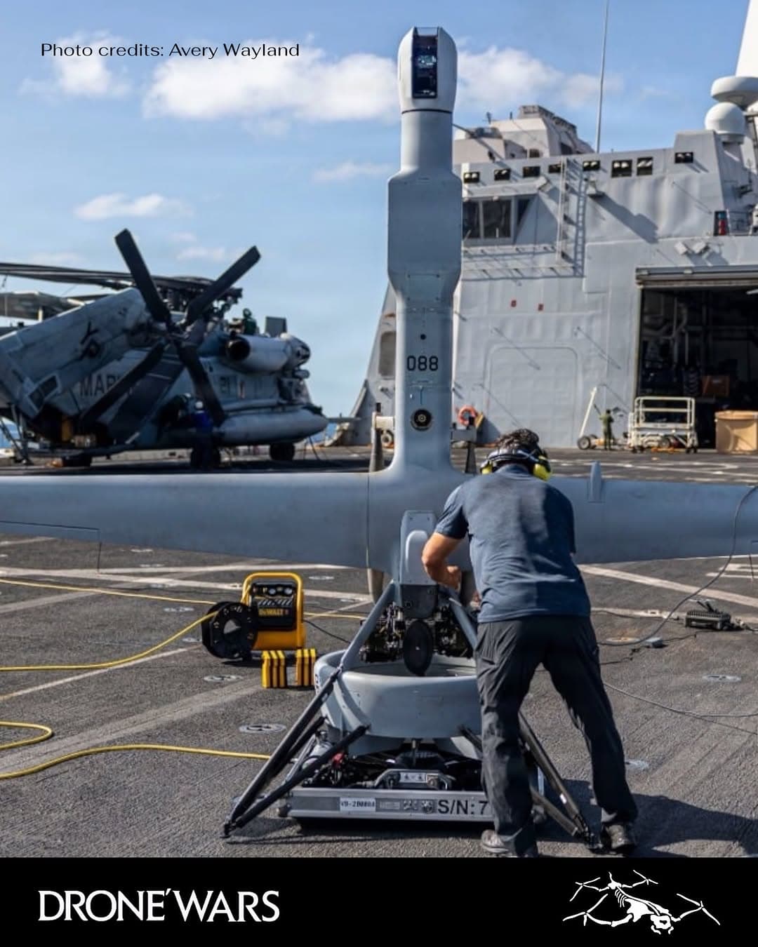 U.S. Marines Deploy Shield AI V-BAT Drone from USS Portland for ISR Missions in South China Sea