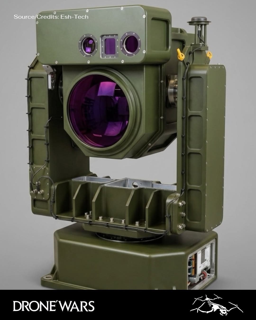 Israeli Startup Esh-Tech Unveils DroneLight Laser Air Defense System Capable of Neutralizing Over 30 Drones Per Minute
