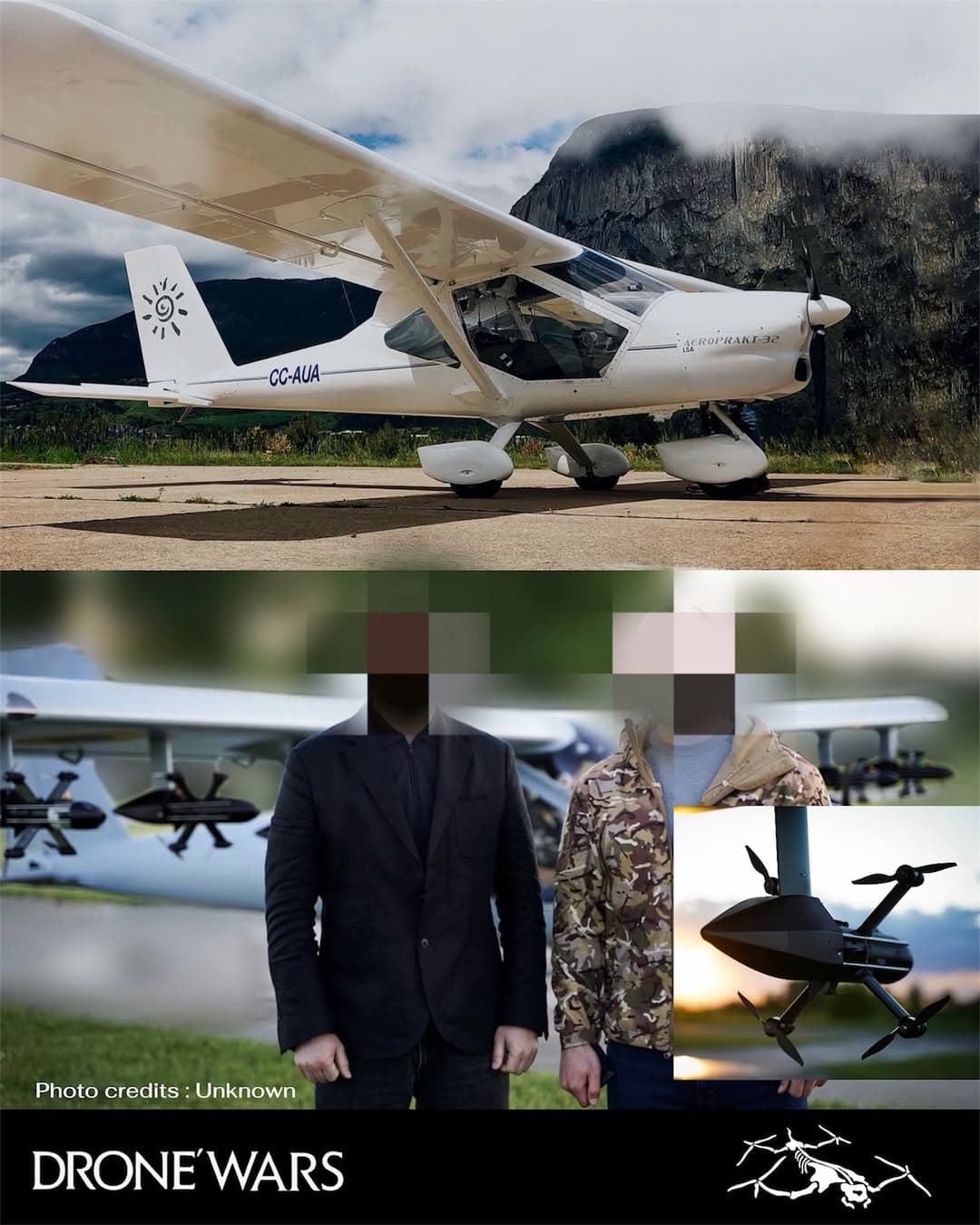 烏克蘭將輕型飛機 Aeroprakt A-32 Vixxen 改裝為攔截無人機空中發射平台 1