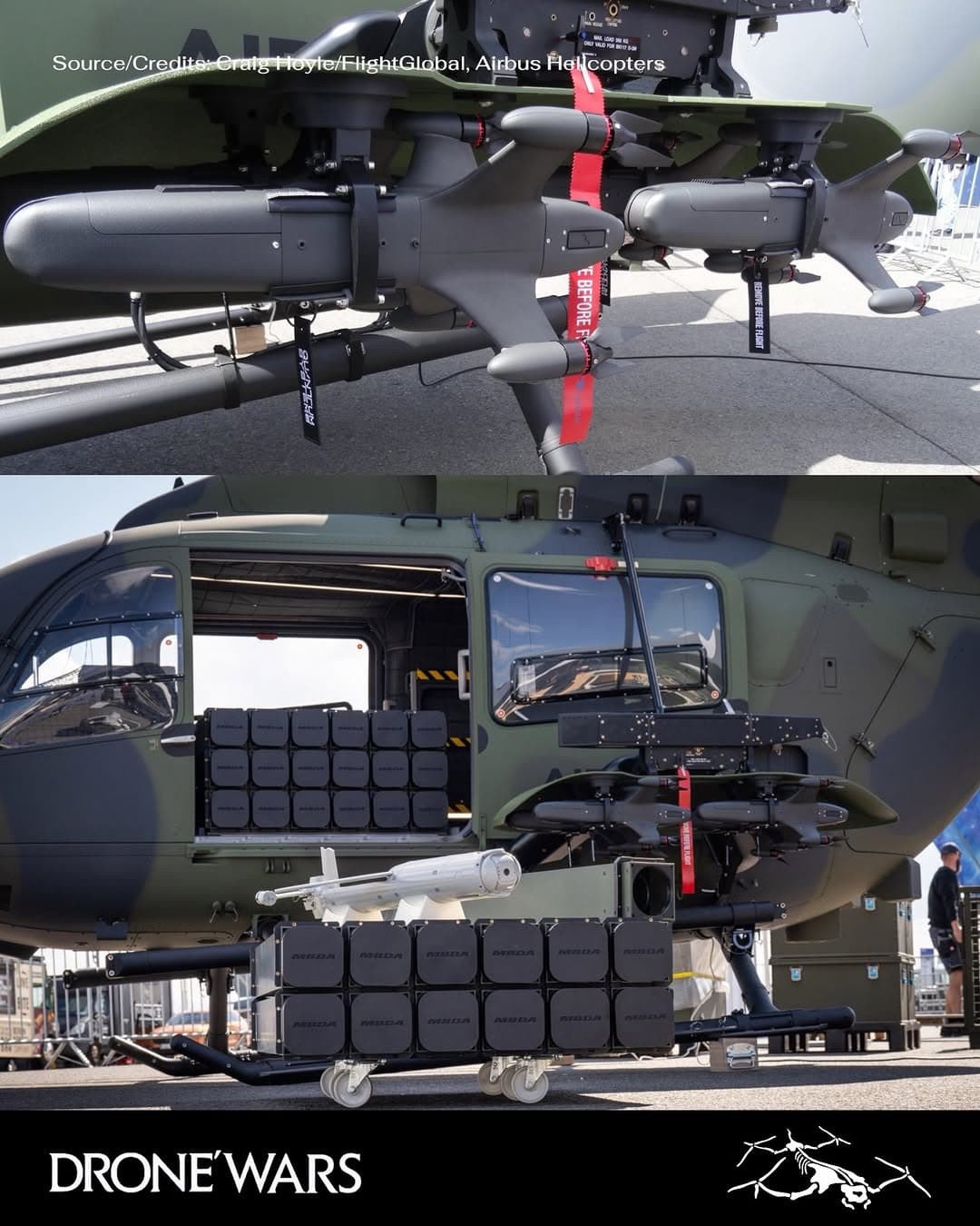 Airbus Unveils Armed U145 Autonomous Helicopter UAS Capable of Carrying 18 Loitering Munitions and Counter-UAS Interceptors 1