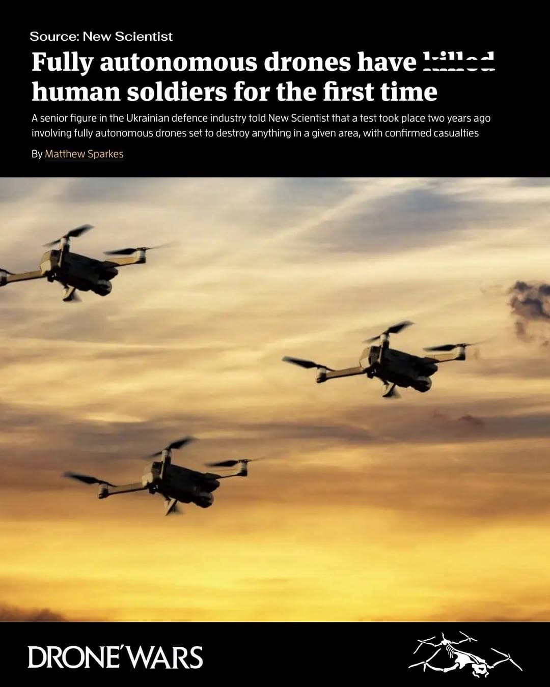 Ukrainian Developer Reveals AI Autonomous Attack Drone 'Terminator' Was Combat-Tested Near Bakhmut Two Years Ago