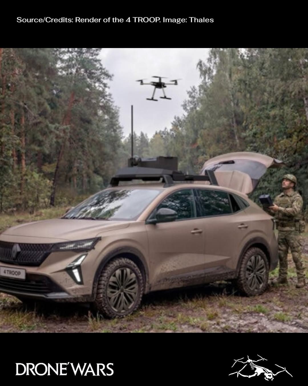 Renault Group and Thales Unveil 4 TROOP Hybrid Tactical Vehicle Concept at Eurosatory 2026