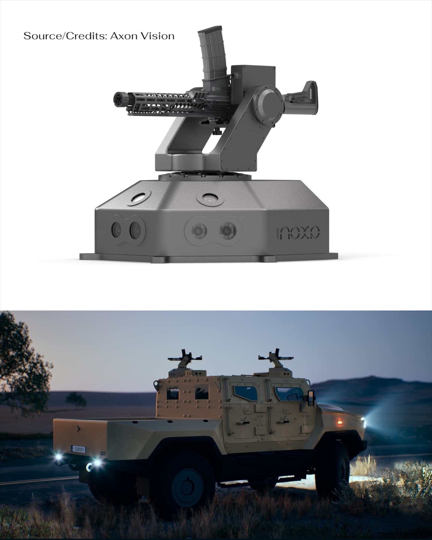 以色列Axon Vision發表ForceField反無人機系統:30公斤緊湊模組整合5.56mm步槍