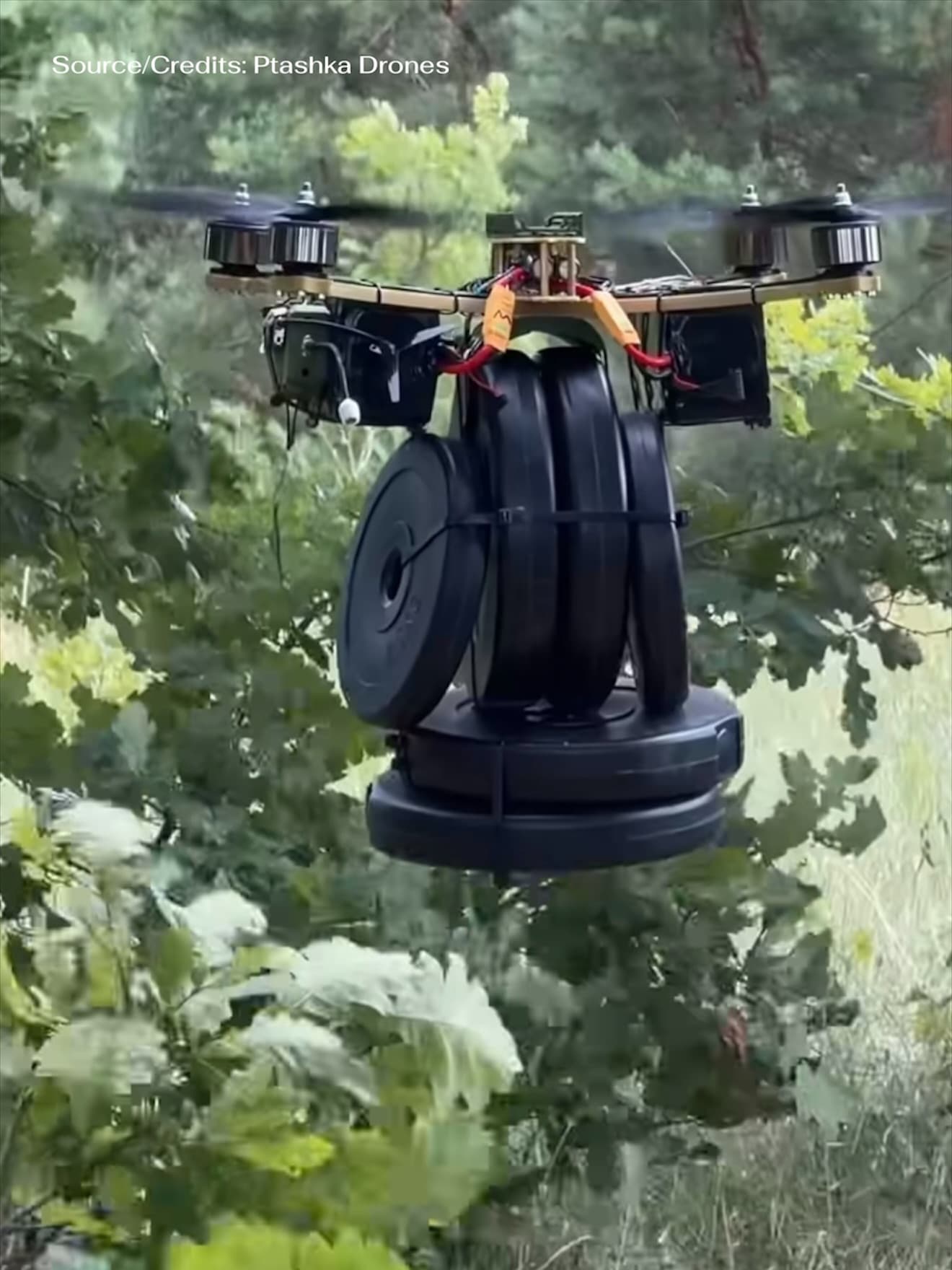 Ukraine's Ptashka Drones Unveils 15-Inch FPV Drone with 25 kg Payload Capacity