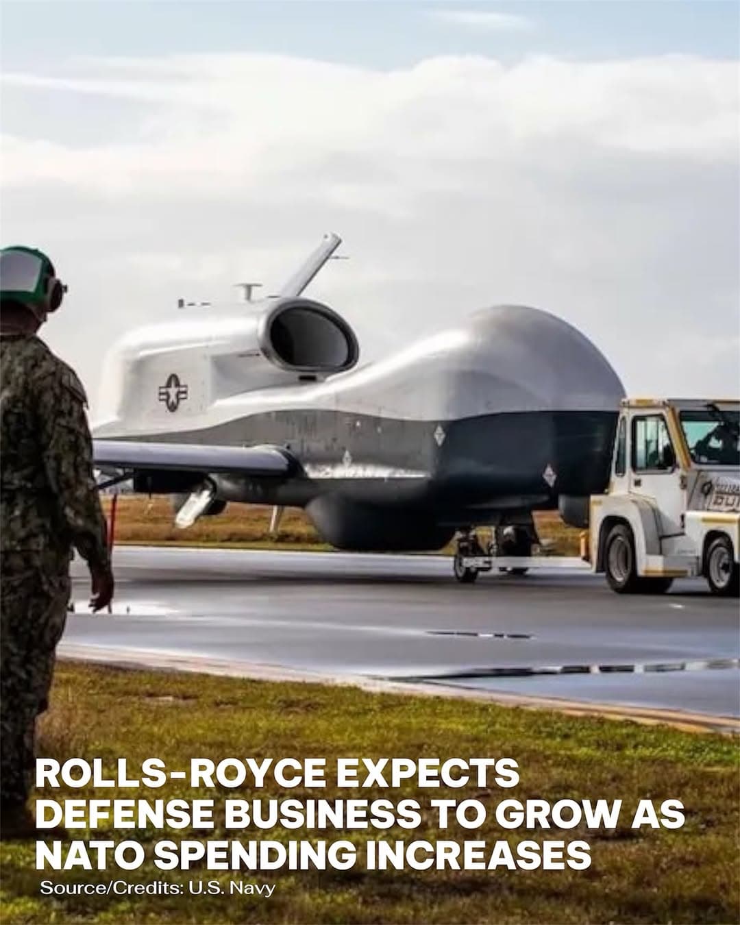 Rolls-Royce看好NATO增防支出,MQ-4C Triton與MQ-25A Stingray成成長動能