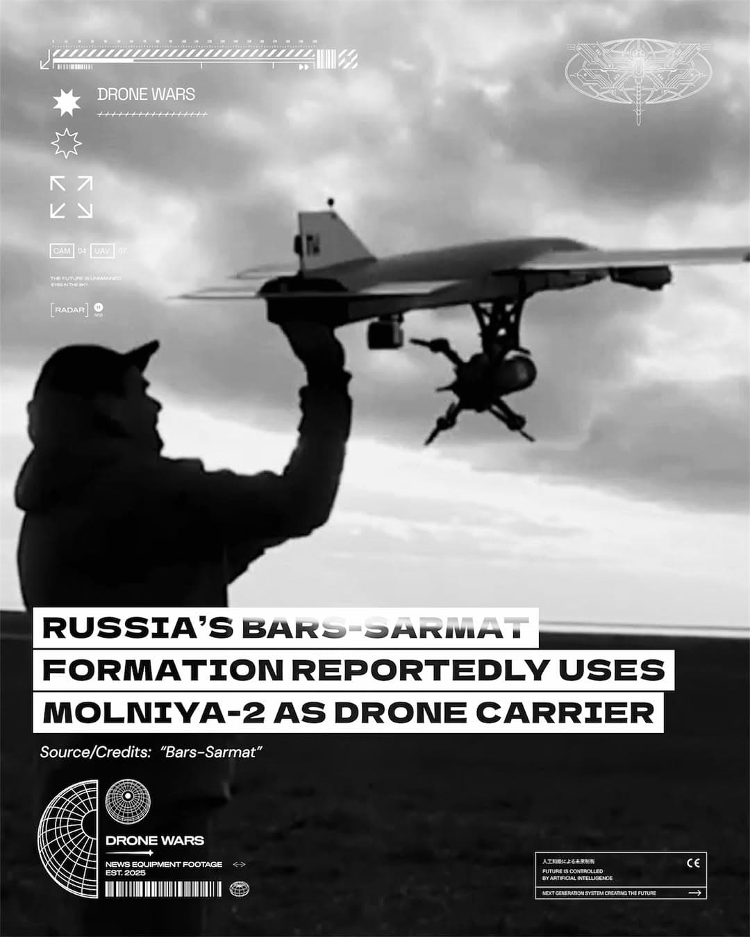俄軍公開 Molniya-2 掛載 FPV 攔截無人機三種配置