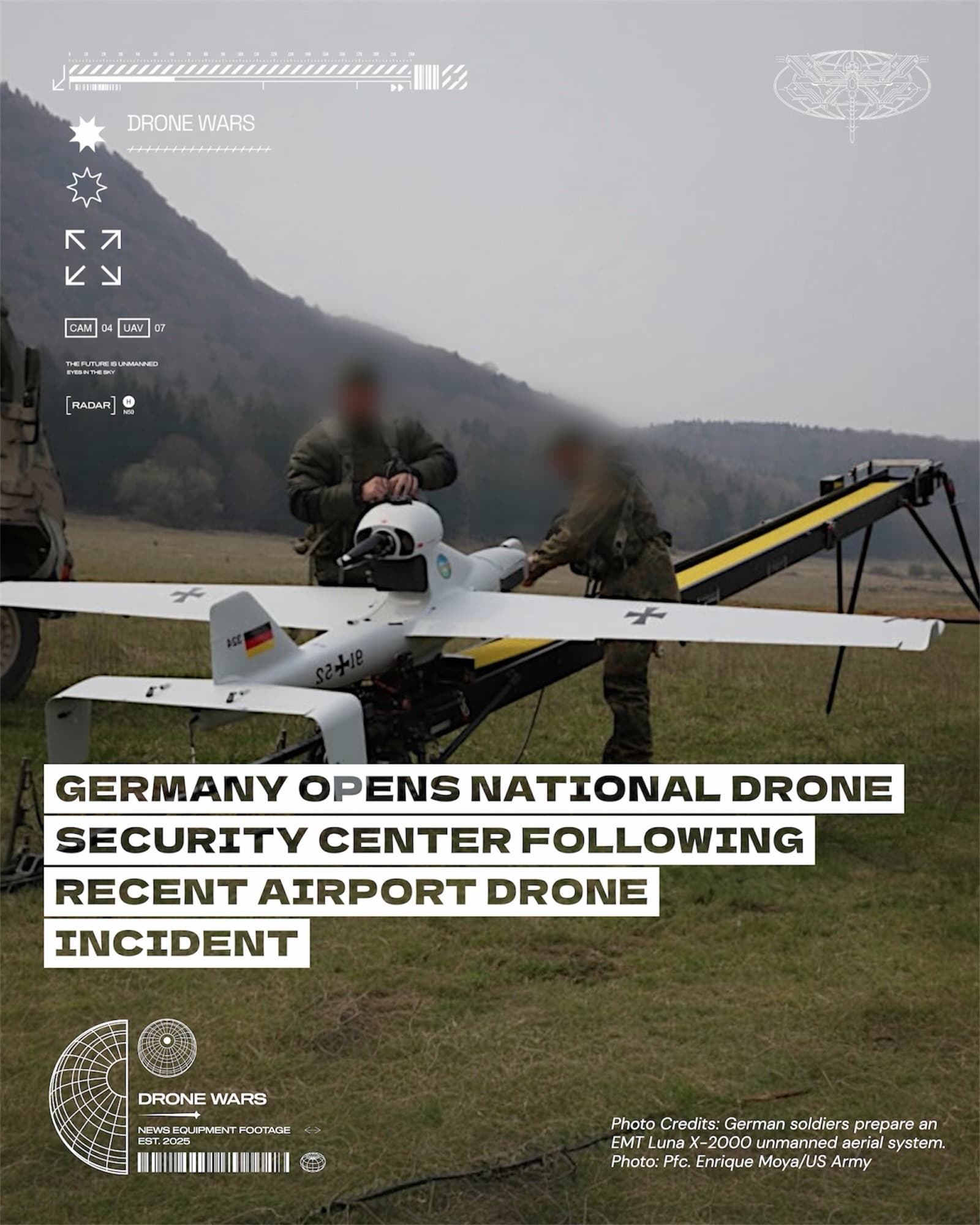 德國成立國家級反無人機中心 強化機場與關鍵基礎設施防護