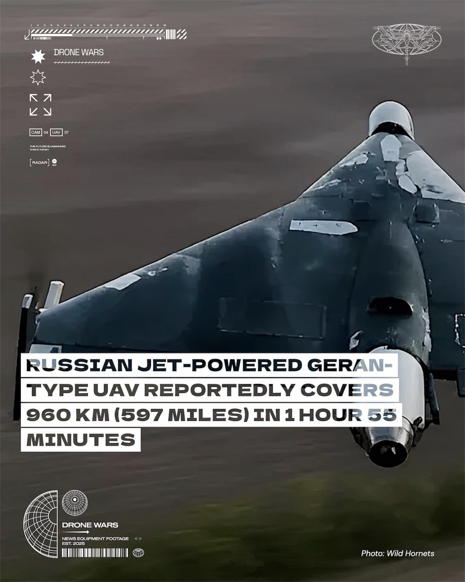 俄羅斯噴射動力 Geran-4 創同級可查航程新紀錄