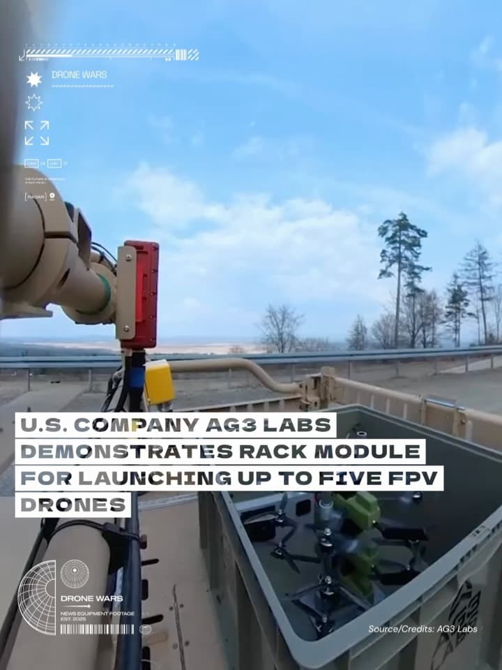 AG3 Labs 模組化 RACK 亮相,地面載具瞬間化身 FPV 無人機發射平台