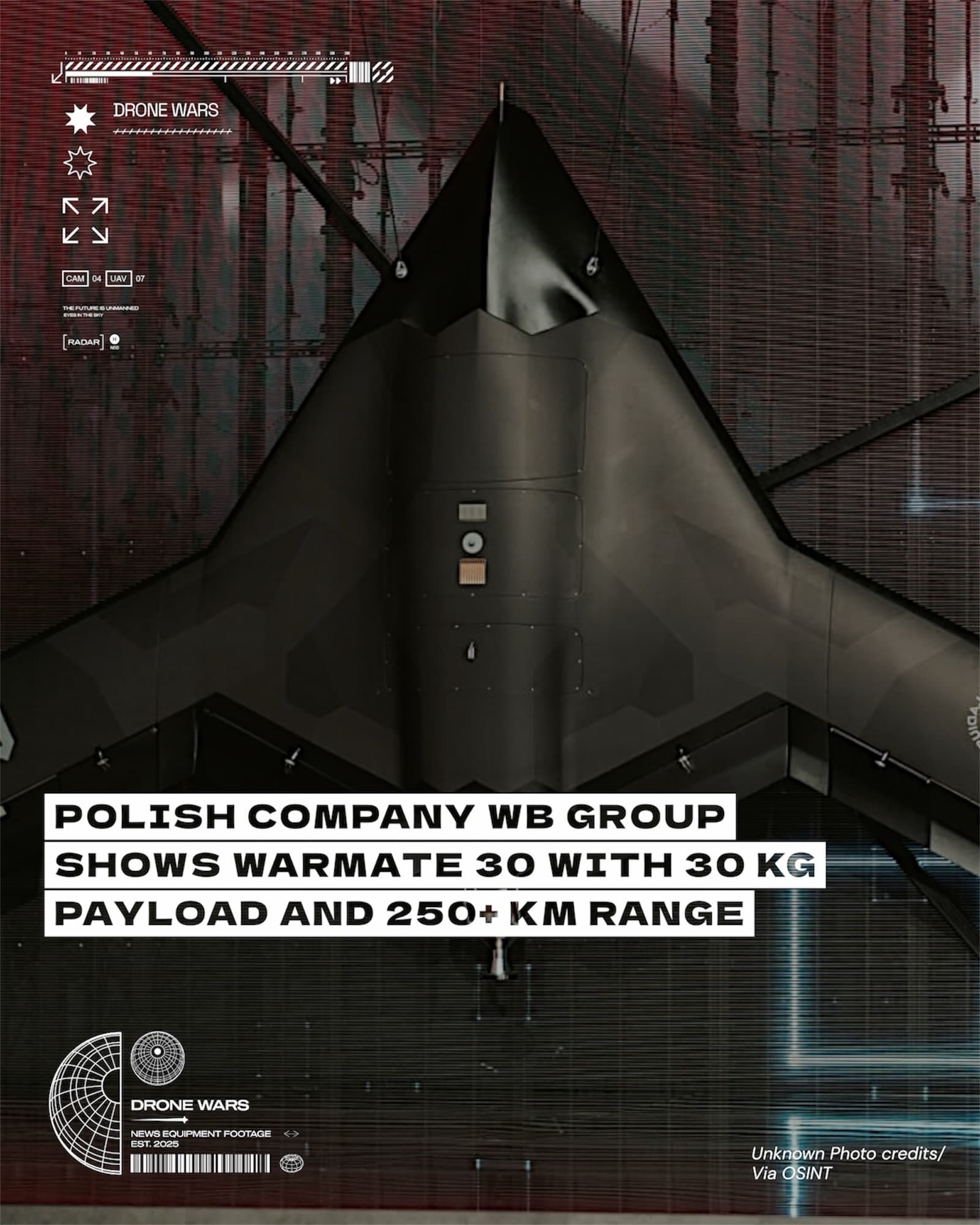 波蘭WB Group推出Warmate 30巡飛彈 酬載30公斤射程突破250公里