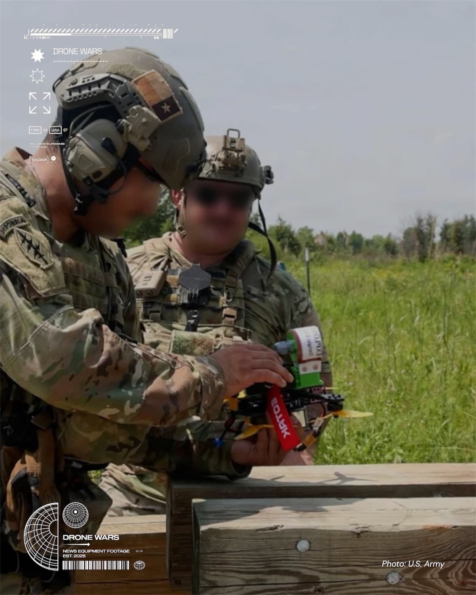 DVIDS影像曝光:美國陸軍綠扁帽部隊操作FPV攻擊無人機