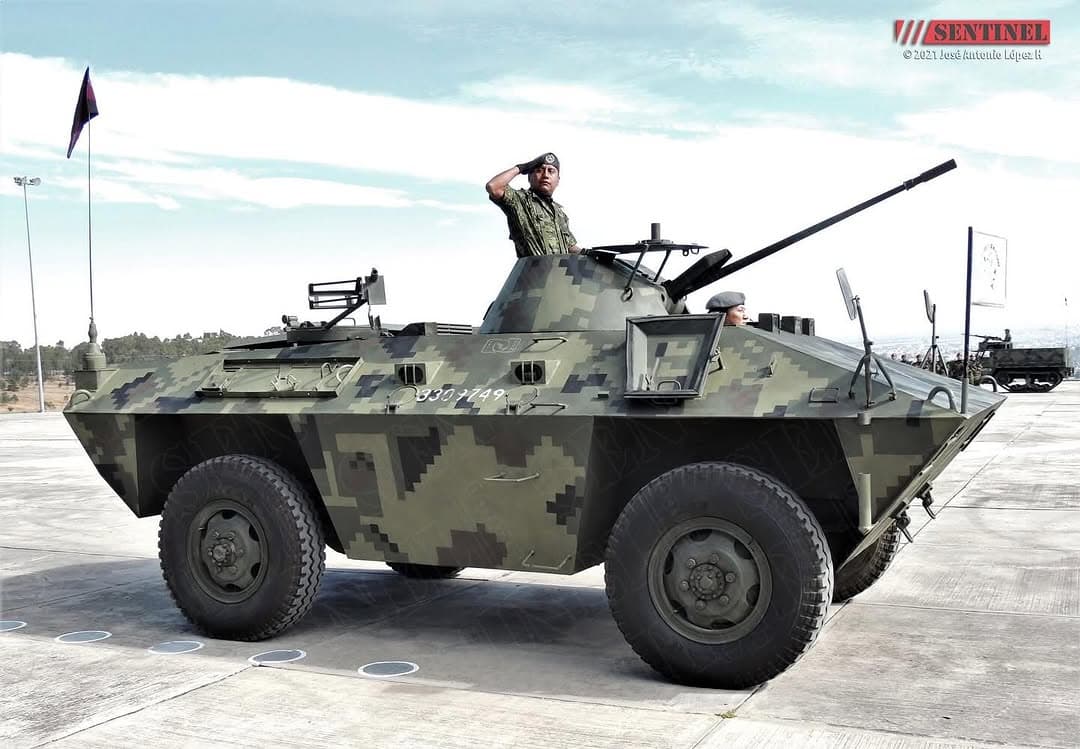 墨西哥 Max Mex-1 輪式裝甲運兵車:搭載法製 20mm 機砲的冷戰時期載具 1