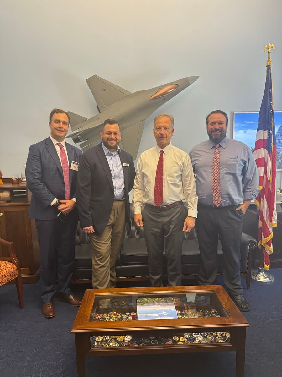 AUVSI Hill Day: Tulsa Innovation Labs and Epirus Meet with Rep. Kevin Hern to Advocate for Drone Industry Priorities 1