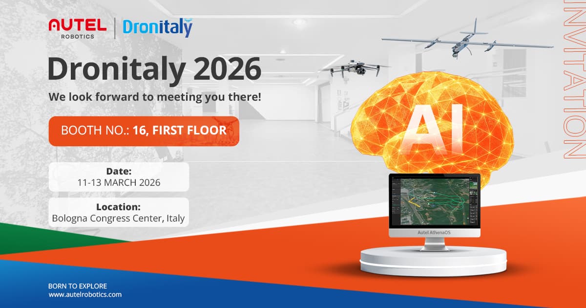 Autel Robotics 將參展義大利 Dronitaly 2026 無人機展覽會 1