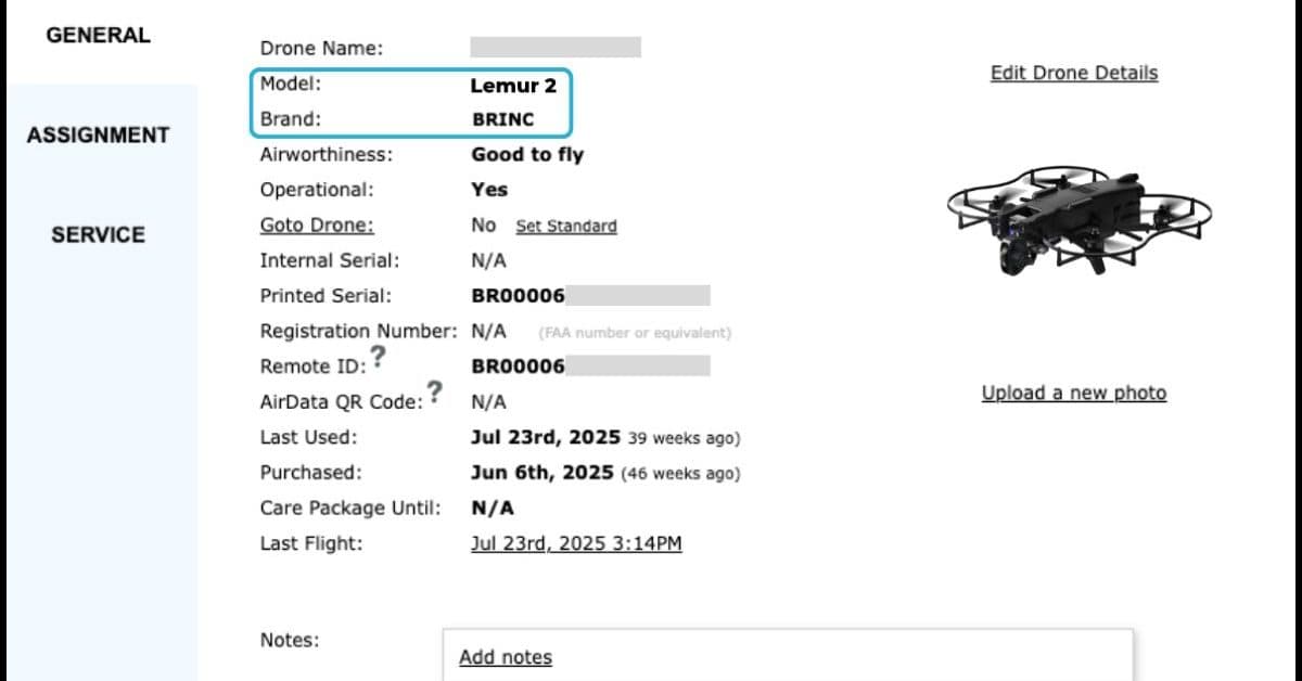 AirData 為 BRINC 緊急救援無人機實現飛行日誌自動化管理 1