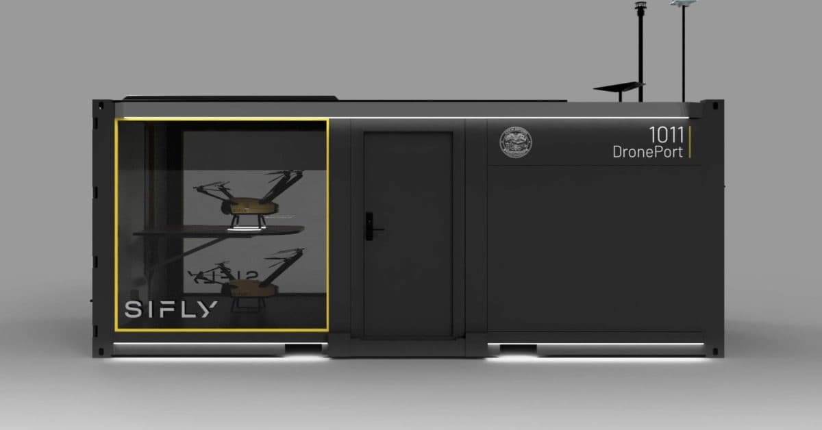 SiFly 欲以創新方案取代昂貴的無人機停機坪網路 1