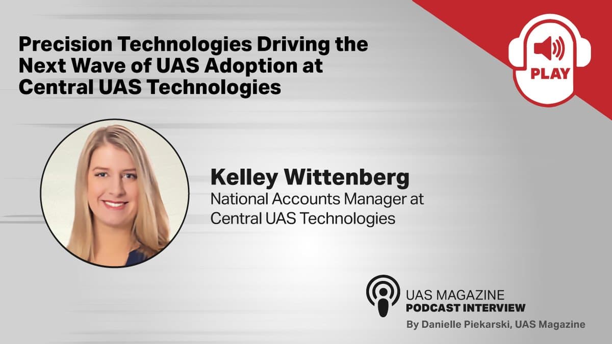 Podcast 專訪:Central UAS Tech 的 Kelly Wittenberg 談農業噴灑無人機成長趨勢與法規展望 1